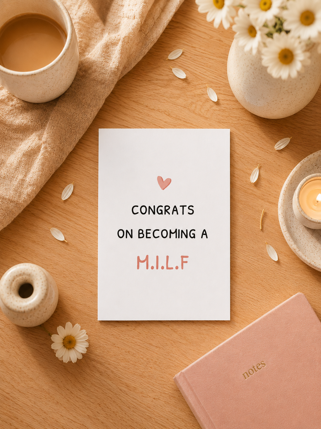 Congrats on Becoming a M.I.L.F Greeting Card