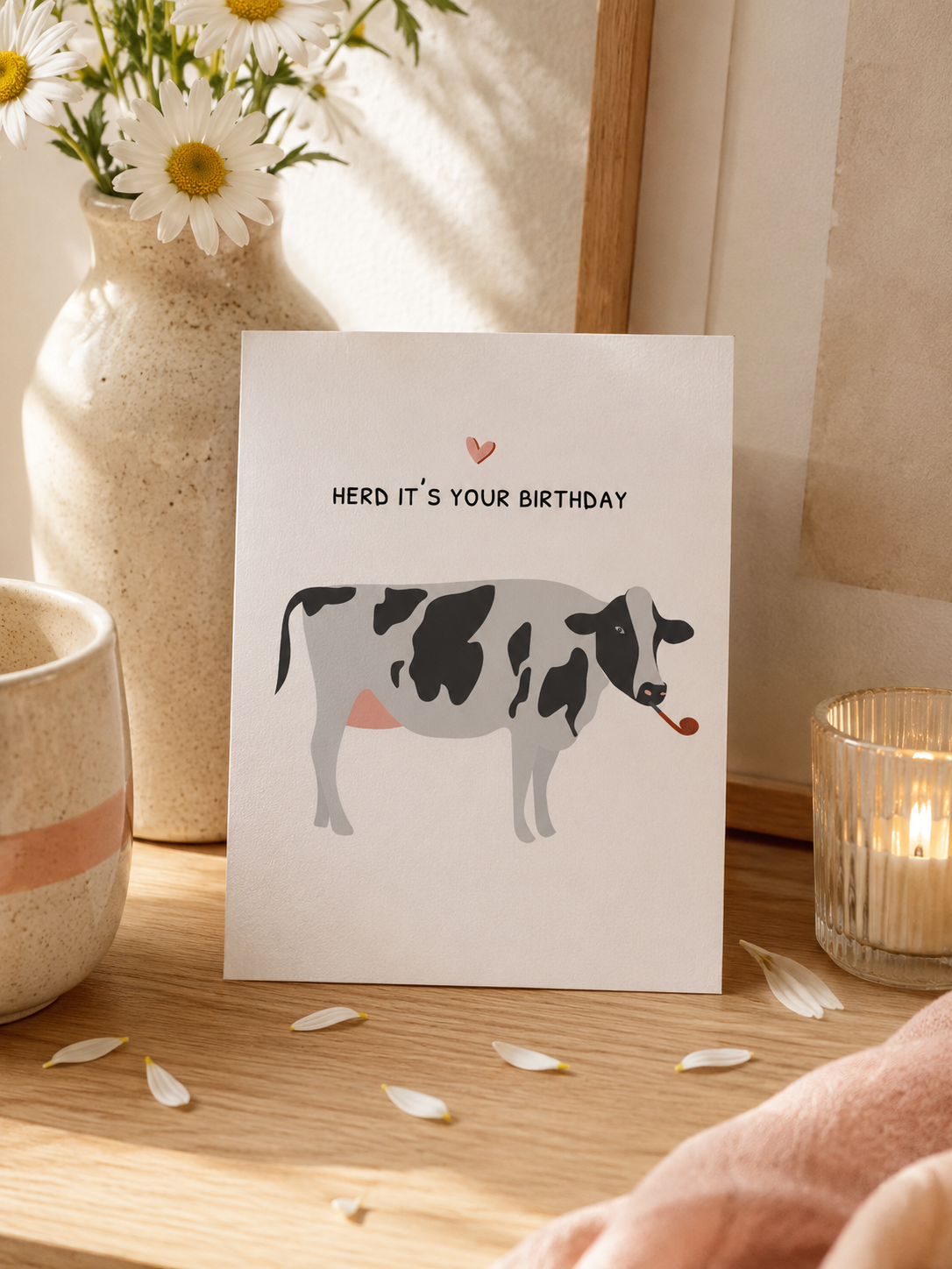 Herd it's your birthday cow card 
