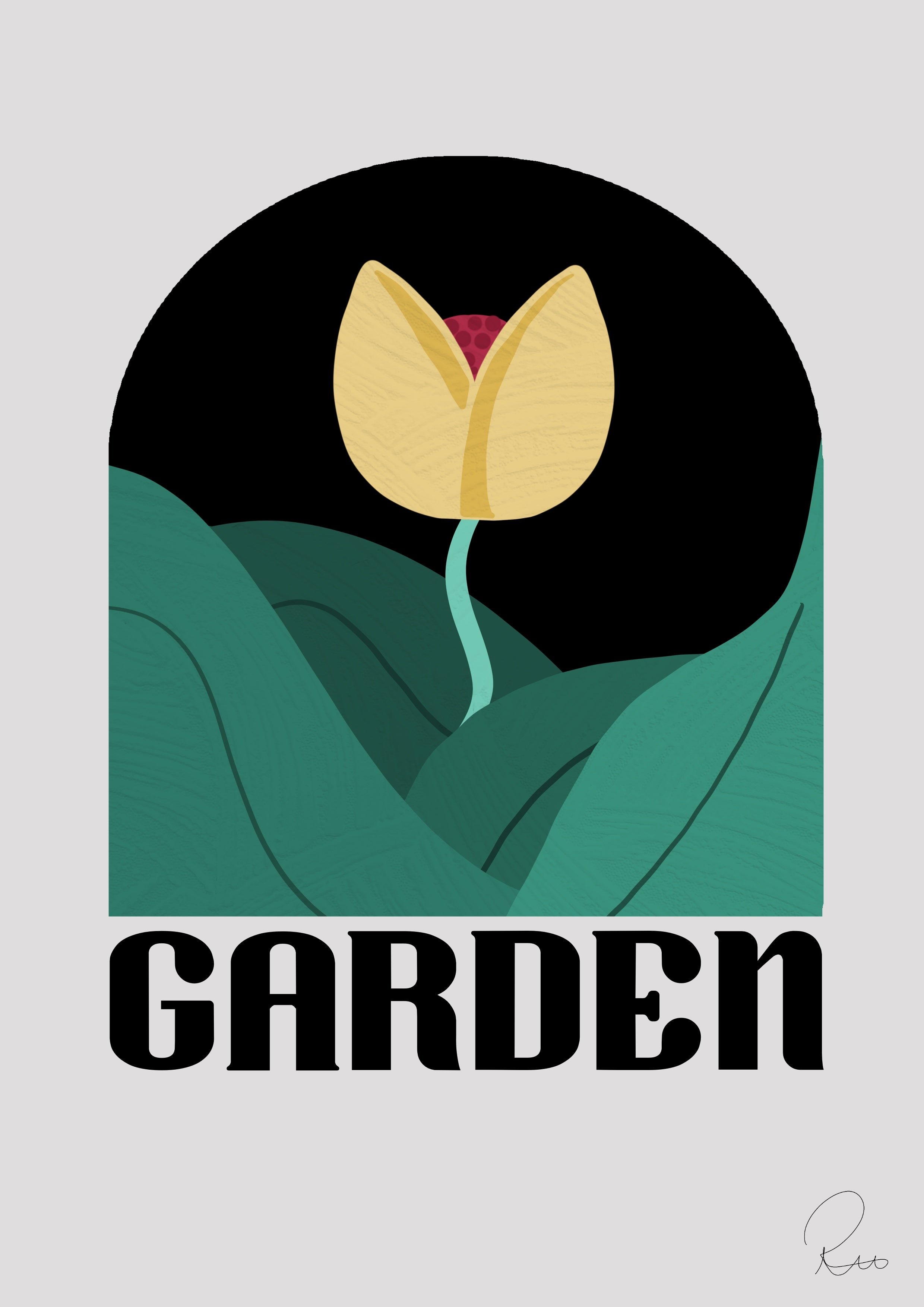 Garden Art Print - Floral Arch Wall Art