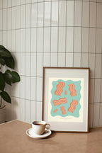Playful Bacon Breakfast Art Print – A4